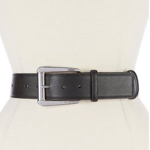Michael Kors Black genuine leather belt